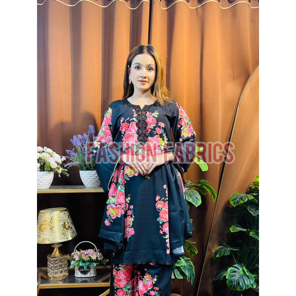 Premium Digital Print Dress