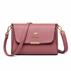 New Style Kangaroo Shoulder Bag with Adjustable Strap (Purple)