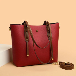 Tote College Bag  (Meroon)
