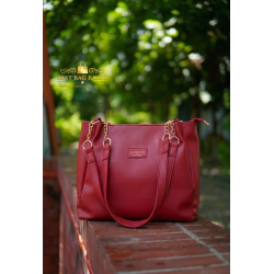 Signature Classic shoulder women's tote bags ( Meroon) 