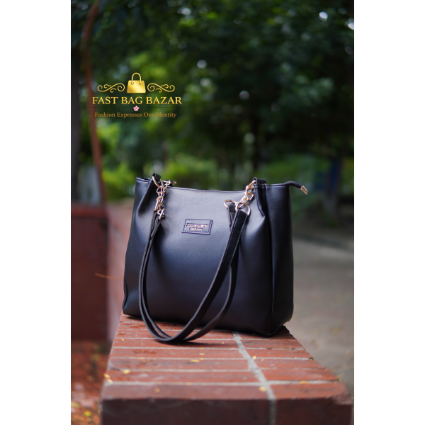 Signature Classic shoulder women's tote bags ( Black) 