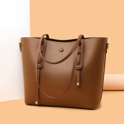 Tote College Bag  (Brown)