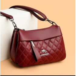 New Crossbody vintage bag ( Meroon)