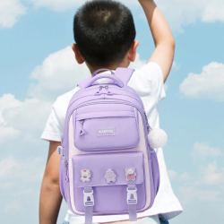 Academy Style Doll School & Travel Backpack (Purple)