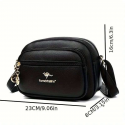Kangaroo stylish 5 gippper Bag (Meroon)