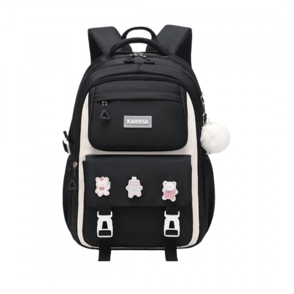 Academy Style Doll School & Travel Backpack (Black)