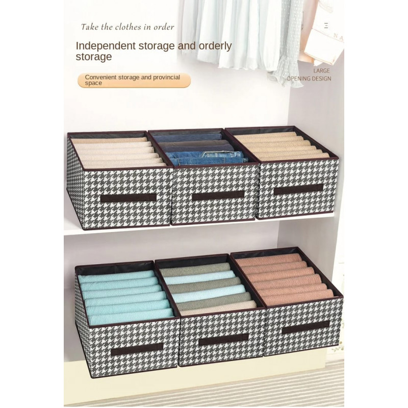 Printed Cloth Storage BOX (6 pics) ডেলিভারি চার্জ ফ্রি!
