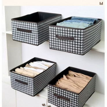 Printed Cloth Storage BOX ( 4 pics) ডেলিভারি চার্জ ফ্রি!