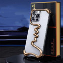 Oatsbasf Metal Phone Case for iPhone 14 15 16 Pro & Pro Max Bazel-Less Phone Protective Cover Air Cusion Anti-Drop Bumper Slim Case
