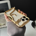 Hollow Snake Plating Poly Carbonate Phone Case for iPhone