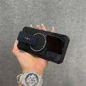 Poly Carbonate CamSheell Folding Bracket Armor Magnetic Phone Case for iPhone