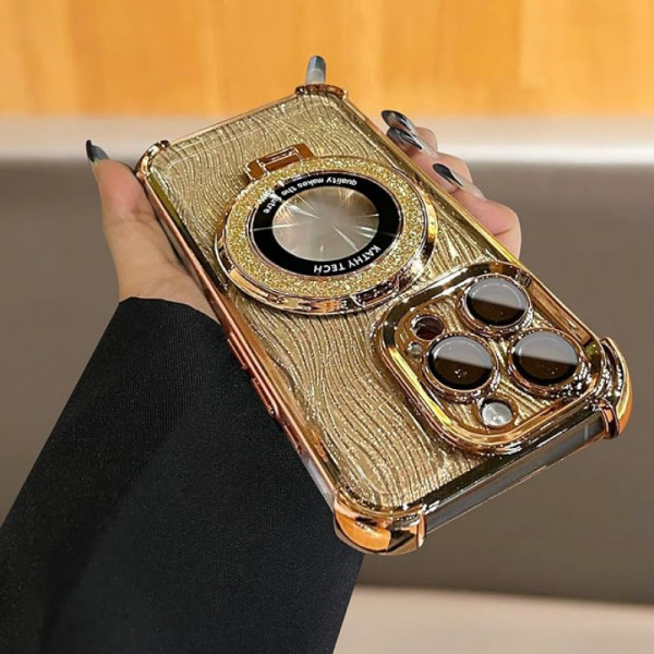 Luxury Gold Plating Glittering Shiny Case