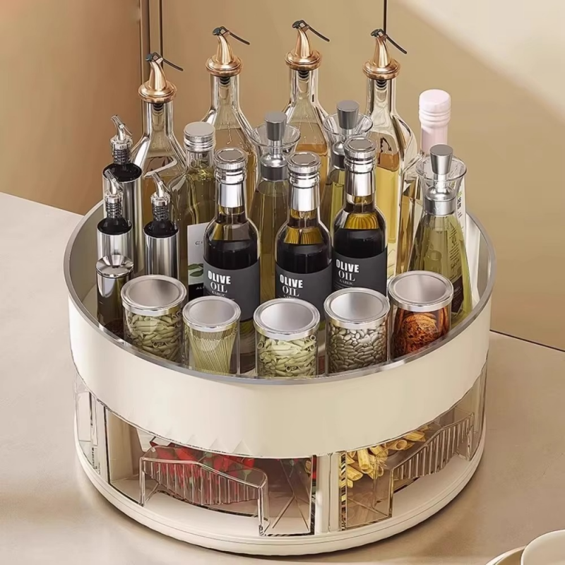 Kitchen 360° Rotating Spice Organizer