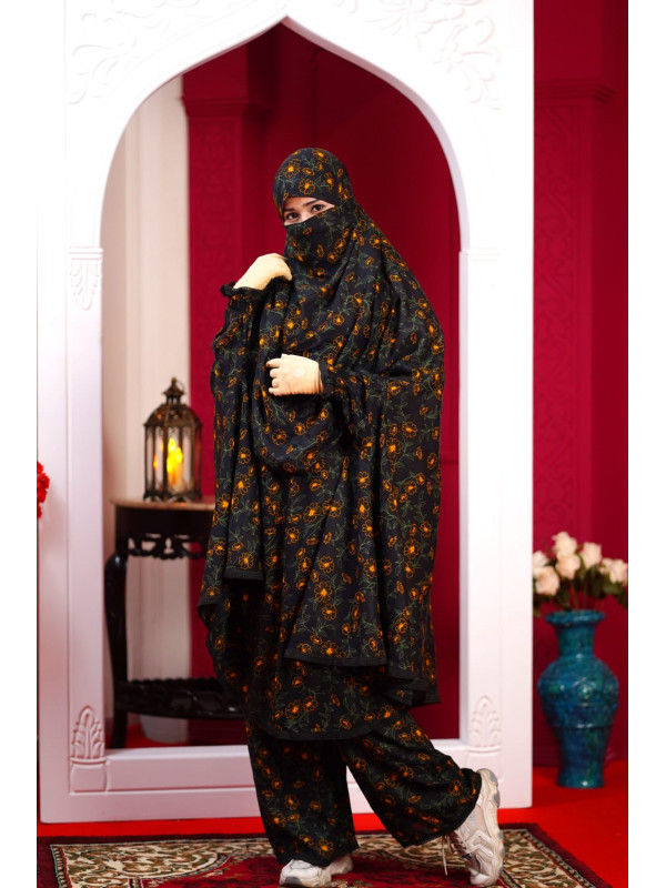 Khimar With Plazu Co...