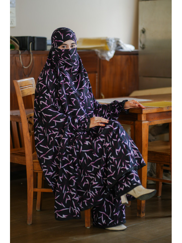Khimar With Plazu Co...