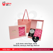 ১২ টি গোলাপ সাথে রিং...