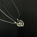 100 Language I Love U Couple Necklace Magnetic