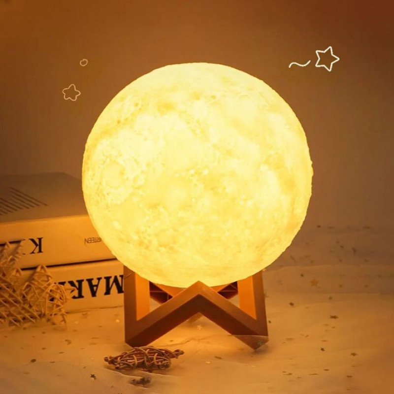 3D মুন লাইট। 3D Moon Light Battery Version 