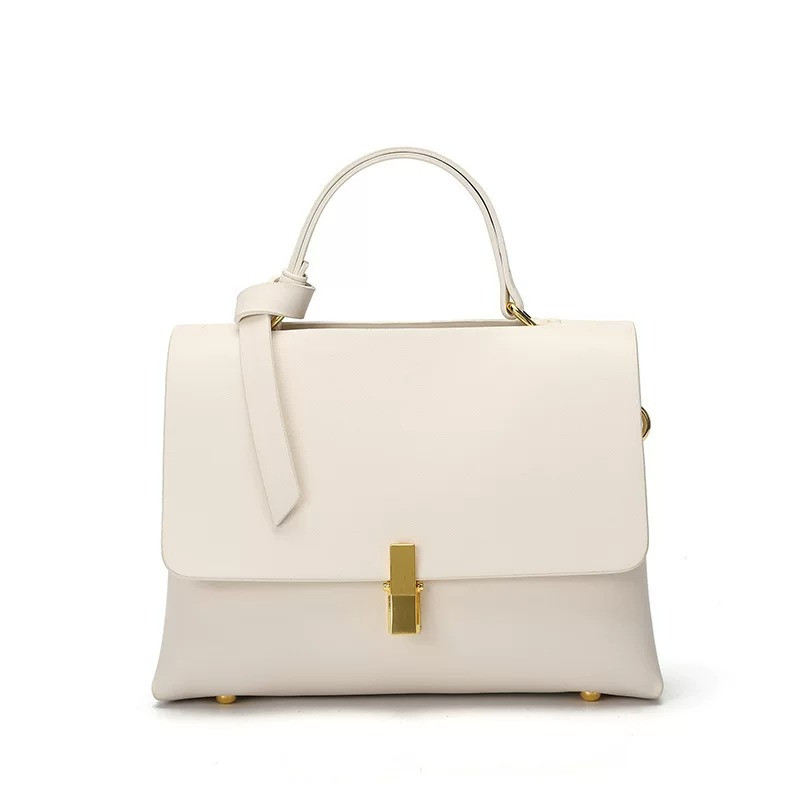 Elegant Minimalist Genuine Leather Style Versatile Crossbody & Shoulder Handbag