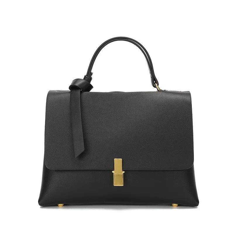 Elegant Minimalist Genuine Leather Style Versatile Crossbody & Shoulder Handbag