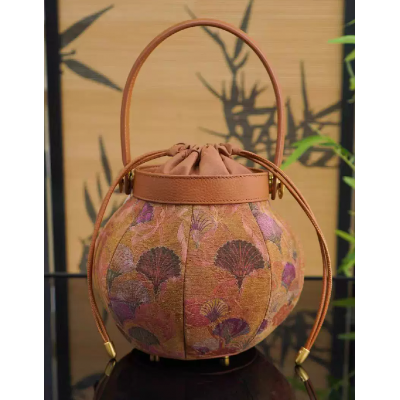 New Chinese Style Intangible Cultural Heritage Song Brocade Lantern Bag 2026 