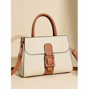  Fashionable Soft Genuine Leather Women's Handbag Large Capacity