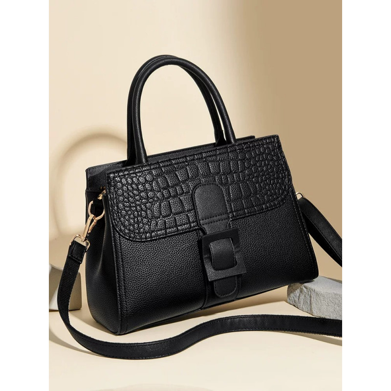  Fashionable Soft Genuine Leather Women's Handbag Large Capacity