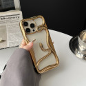 Hollow Snake Plating Phone Case for iPhone