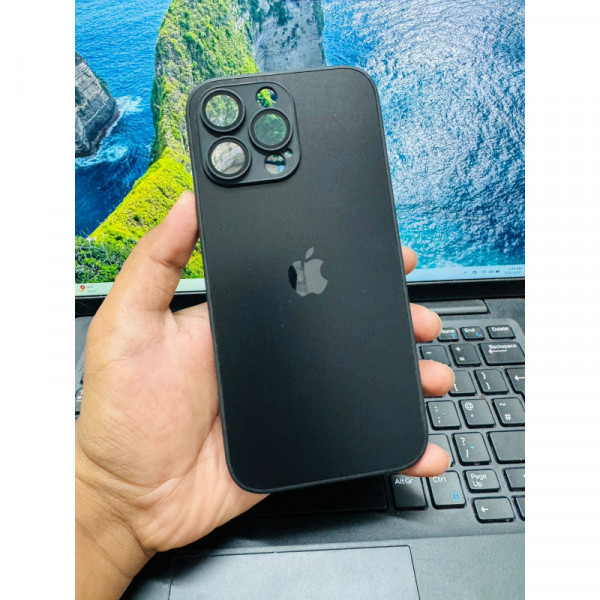 Premium AG Non-Breakable Glass Case For iPhone 11 to 17 Pro Max