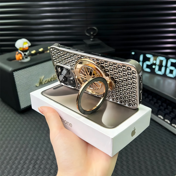 Premium Poly Carbonate Cool Magnetic Ventilated Cooling Case for iPhone
