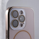 AG Frosted Fine Ring Magnetic Case for iPhone
