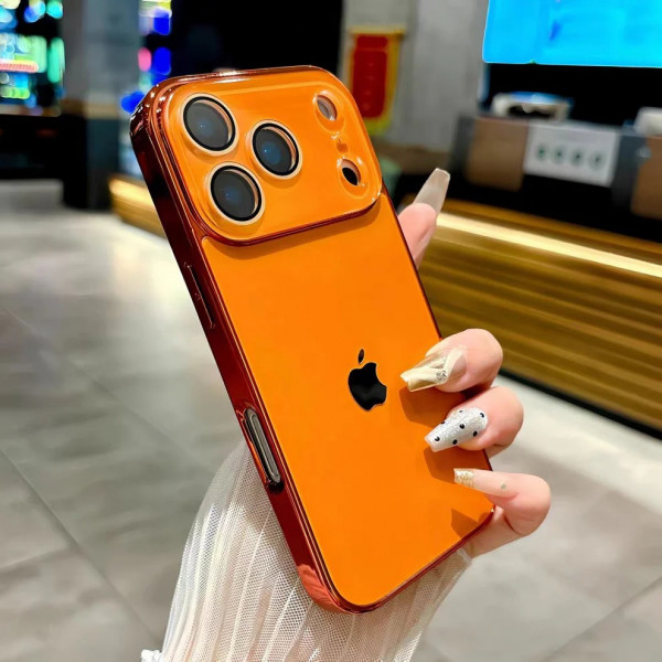 Premium Dikex Orange Colour Case for iPhone