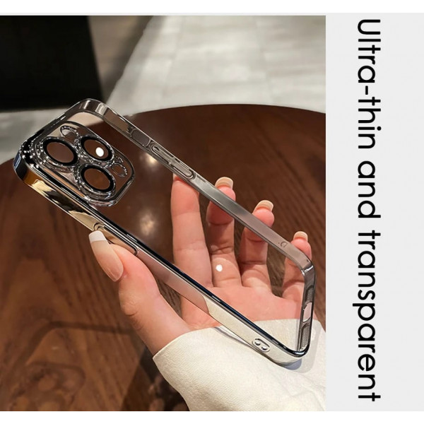 Ultra-Thin Transparent Anty Yellow Phone Case for iPhone
