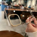 Luxury Clear PC Phone Case for iPhone