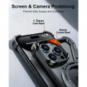 OATSBASF 360° Rotation Kickstand Aluminum Metal Frameless Bumper Z Case