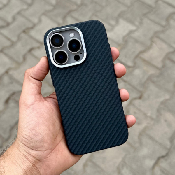 Original Luxo Life Premium MagSafe Reflective Carbon Textured Case For iPhone