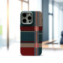 Original Luxo Life Premium MagSafe Reflective Carbon Textured Case For iPhone
