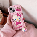 3D Cartoon Sanrio Hello Kitty Silica gel Soft Phone Case For iPhone