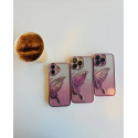 Butterfly Glitter Quicksand with Lens Protection iPhone Case
