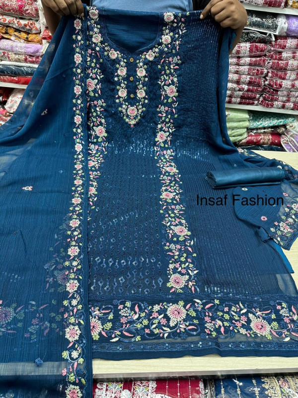 Indian Luxury Chiffo...