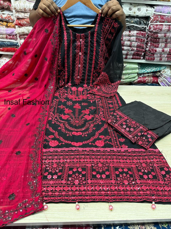 Indian Luxury Chiffo...