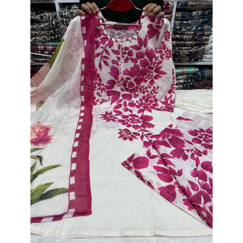 sadabahar  cotton stitched dress