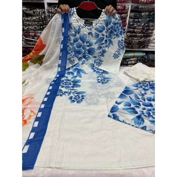 sadabahar  cotton stitched dress