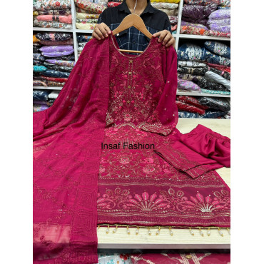 Premium Quality Readymade Boutiques Cotton 3Piece