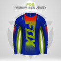 Fox Blue Full Sleeve Jersey