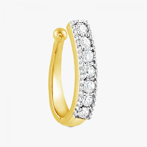 Mansha Nose Ring - Gold Color