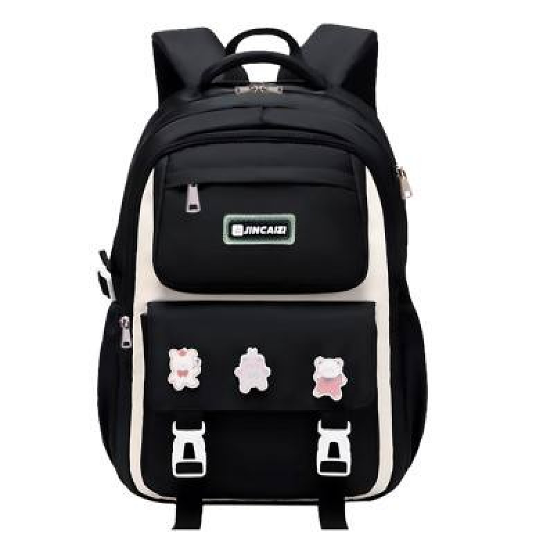 Waterproof School Book Bag (black)