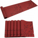 Table Runner & Placemat Set (6 Pcs + 1 Runner) merun