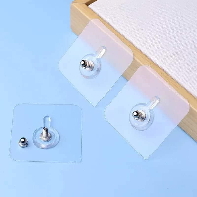 30 pcs Transparent Wall Hooks