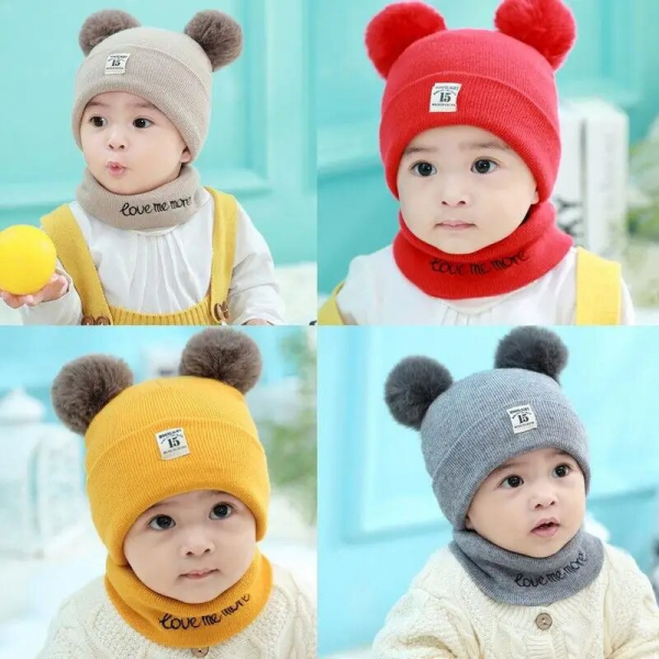 KNITTED BABY WINTER CAP